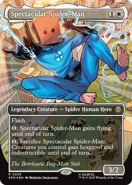 Image for Spectacular Spider-Man (0236) (Borderless) (Textured Foil) (236) (Foil) [Marvel's Spider-Man] - Magic: The Gathering