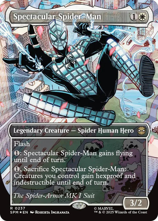 Image for Spectacular Spider-Man (0237) (Borderless) (Textured Foil) (237) (Foil) [Marvel's Spider-Man] - Magic: The Gathering