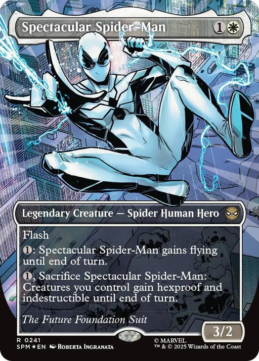 Image for Spectacular Spider-Man (0241) (Borderless) (Textured Foil) (241) (Foil) [Marvel's Spider-Man] - Magic: The Gathering