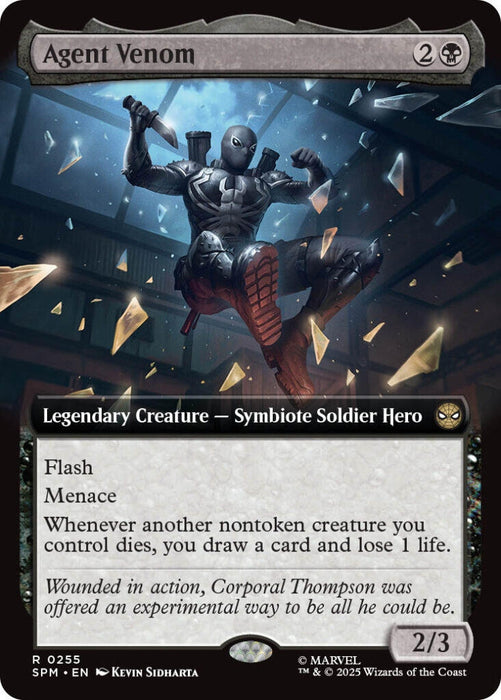 Image for Agent Venom (Extended Art) (255) [Marvel's Spider-Man] - Magic: The Gathering
