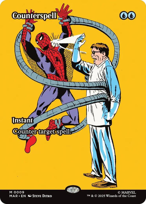 Image for Counterspell (Borderless) (9) [Marvel Universe Eternal-Legal] - Magic: The Gathering