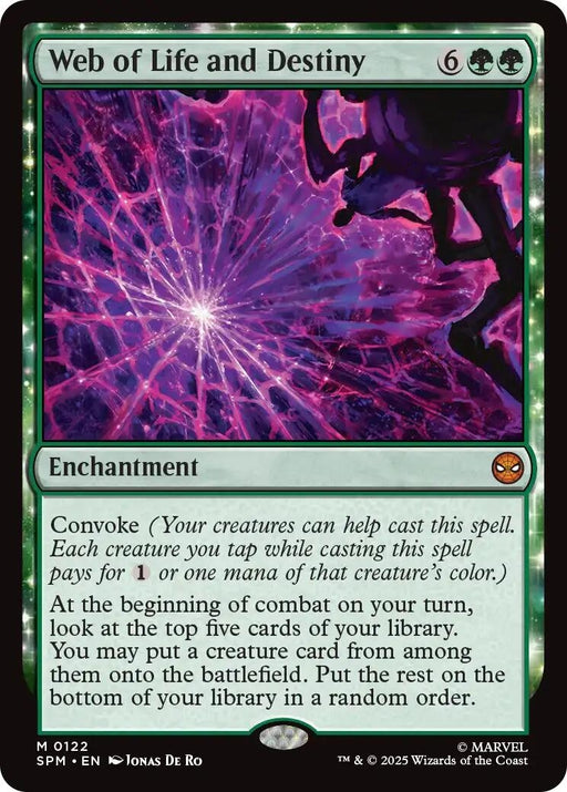Image for Web of Life and Destiny (122) [Marvel's Spider-Man] - Magic: The Gathering