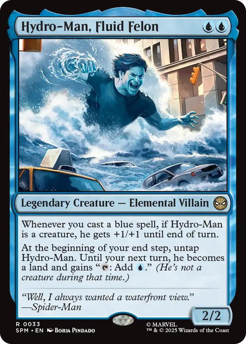 Image for Hydro-Man, Fluid Felon (33) [Marvel's Spider-Man] - Magic: The Gathering