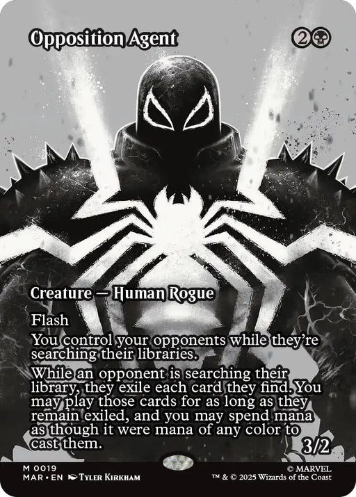 Image for Opposition Agent (Borderless) (19) [Marvel Universe Eternal-Legal] - Magic: The Gathering