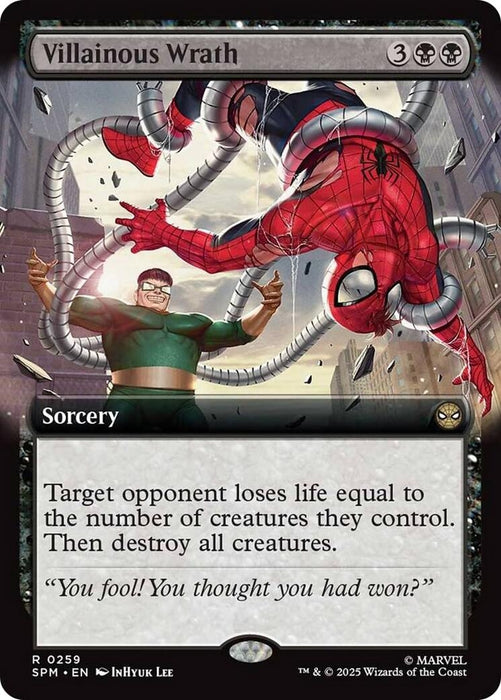 Image for Villainous Wrath (Extended Art) (259) (Foil) [Marvel's Spider-Man] - Magic: The Gathering