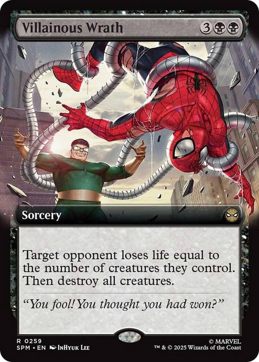 Image for Villainous Wrath (Extended Art) (259) (Foil) [Marvel's Spider-Man] - Magic: The Gathering