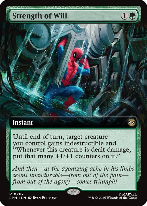 Image for Strength of Will (Extended Art) (267) (Foil) [Marvel's Spider-Man] - Magic: The Gathering
