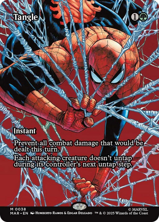 Image for Tangle (Borderless) (38) (Foil) [Marvel Universe Eternal-Legal] - Magic: The Gathering