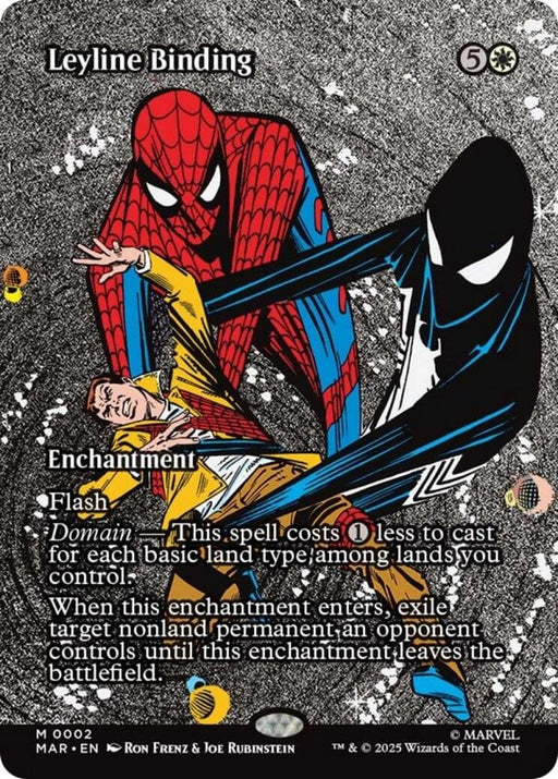 Image for Leyline Binding (Borderless) (2) [Marvel Universe Eternal-Legal] - Magic: The Gathering