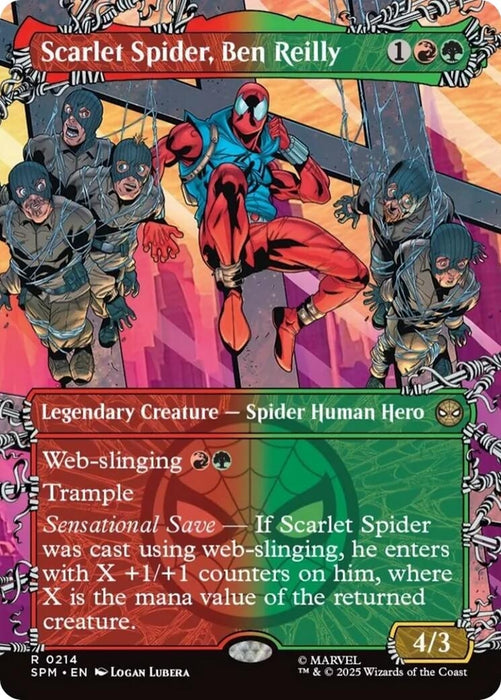 Image for Scarlet Spider, Ben Reilly (Borderless) (214) [Marvel's Spider-Man] - Magic: The Gathering