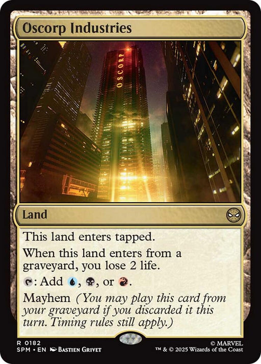 Image for Oscorp Industries (182) (Foil) [Marvel's Spider-Man] - Magic: The Gathering