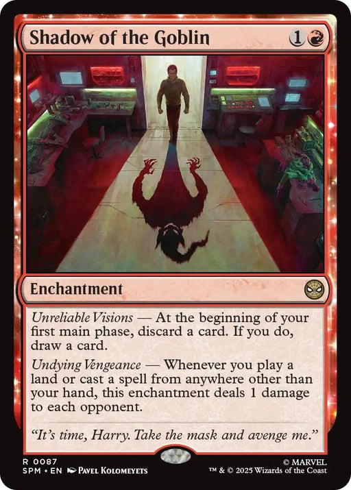 Image for Shadow of the Goblin (87) [Marvel's Spider-Man] - Magic: The Gathering
