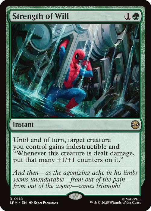 Image for Strength of Will (118) (Foil) [Marvel's Spider-Man] - Magic: The Gathering