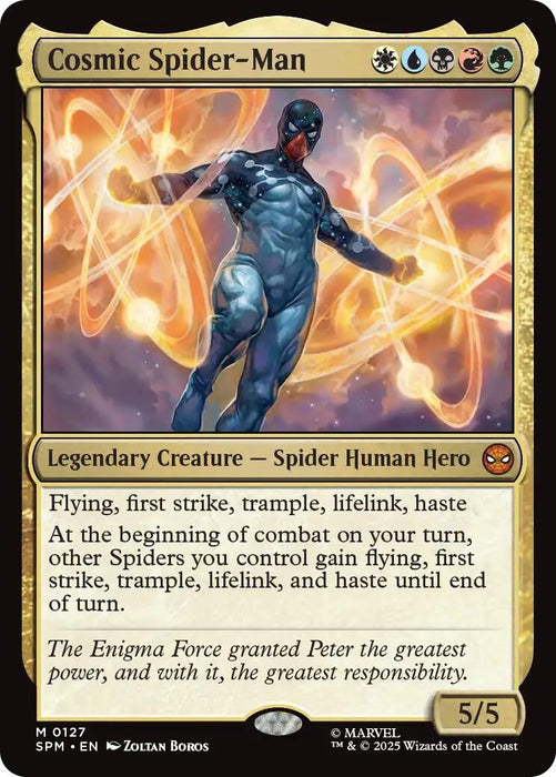 Image for Cosmic Spider-Man (127) (Foil) [Marvel's Spider-Man] - Magic: The Gathering