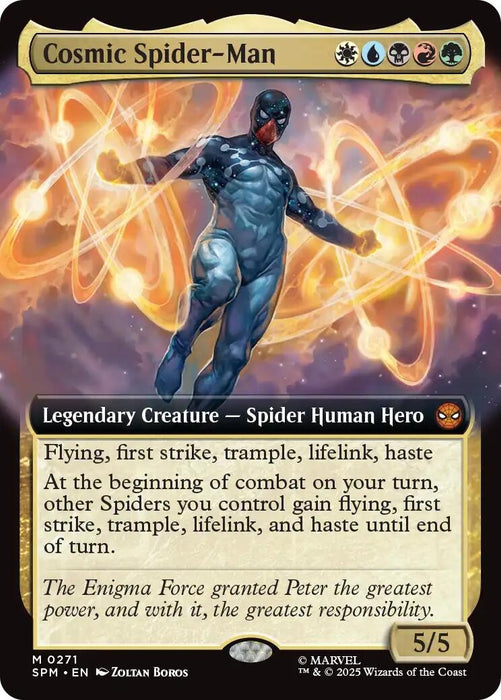 Image for Cosmic Spider-Man (Extended Art) (271) (Foil) [Marvel's Spider-Man] - Magic: The Gathering