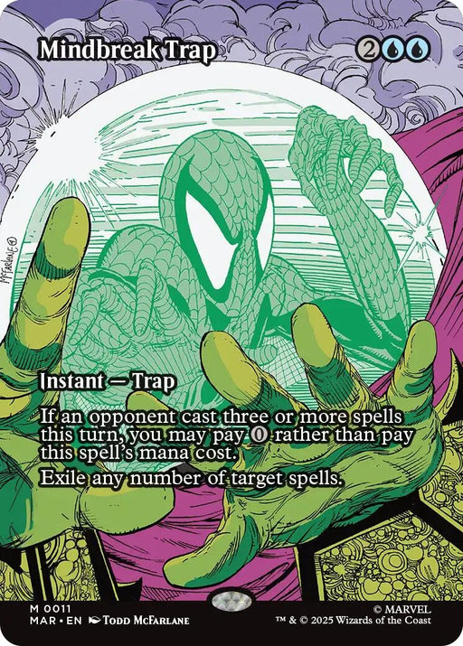 Image for Mindbreak Trap (Borderless) (11) [Marvel Universe Eternal-Legal] - Magic: The Gathering