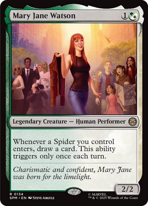 Image for Mary Jane Watson (134) (Foil) [Marvel's Spider-Man] - Magic: The Gathering