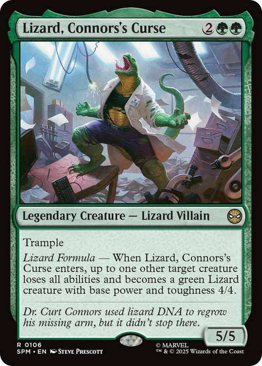 Image for Lizard, Connors's Curse (106) [Marvel's Spider-Man] - Magic: The Gathering