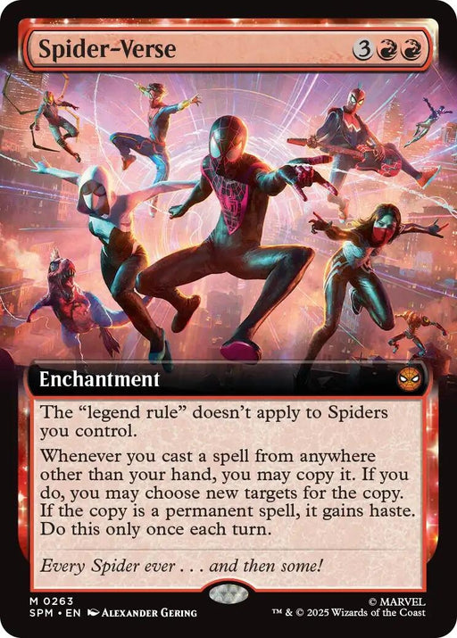 Image for Spider-Verse (Extended Art) (263) (Foil) [Marvel's Spider-Man] - Magic: The Gathering