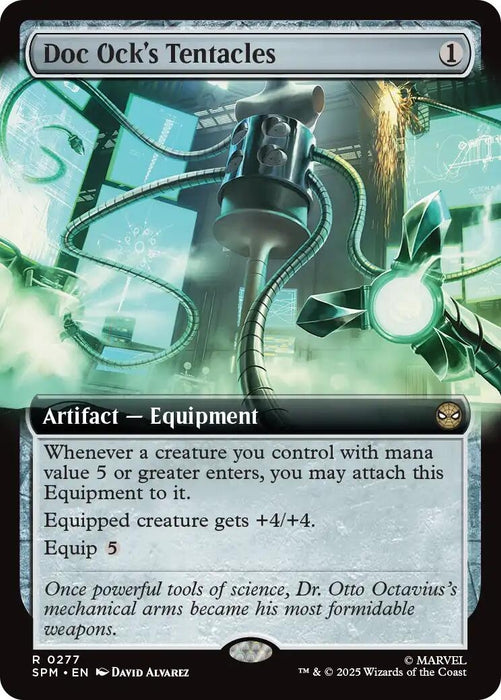 Image for Doc Ock's Tentacles (Extended Art) (277) (Foil) [Marvel's Spider-Man] - Magic: The Gathering
