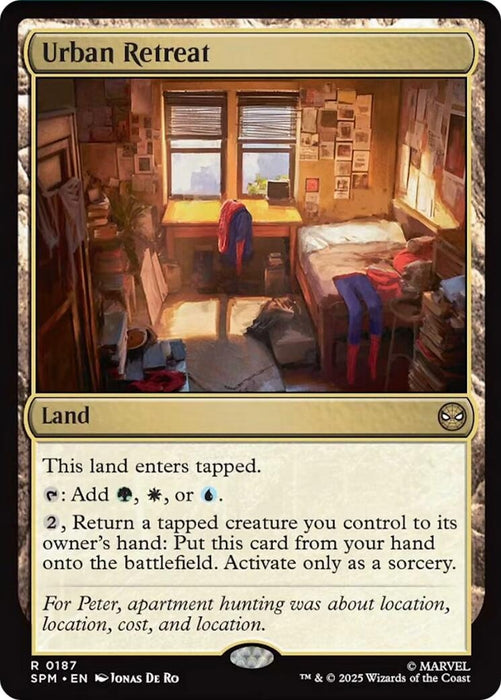 Image for Urban Retreat (187) [Marvel's Spider-Man] - Magic: The Gathering