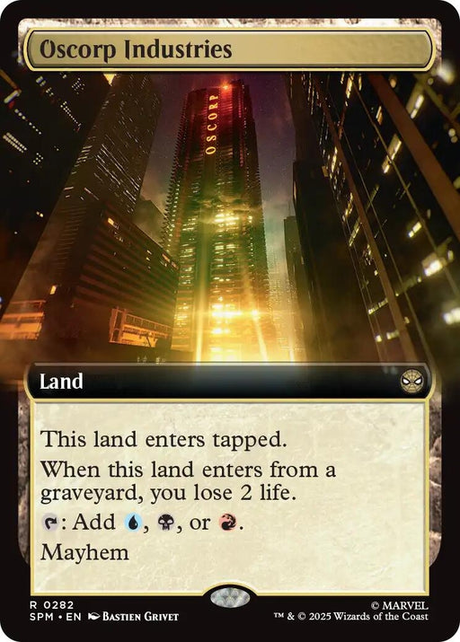 Image for Oscorp Industries (Extended Art) (282) [Marvel's Spider-Man] - Magic: The Gathering