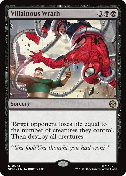 Image for Villainous Wrath (74) [Marvel's Spider-Man] - Magic: The Gathering