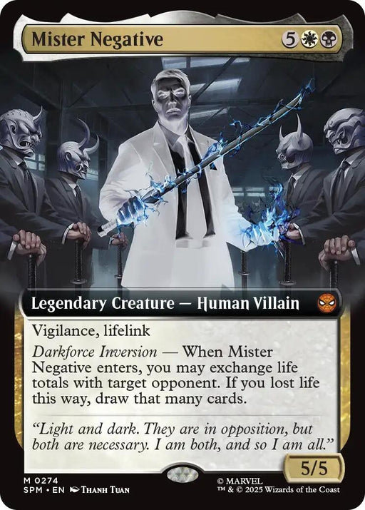 Image for Mister Negative (Extended Art) (274) [Marvel's Spider-Man] - Magic: The Gathering