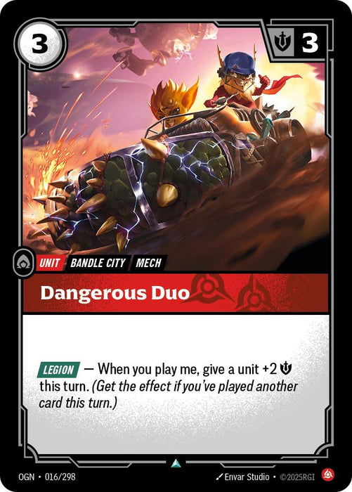 Image for Dangerous Duo (016/298) [Origins] - Riftbound: League of Legends Trading Card Game