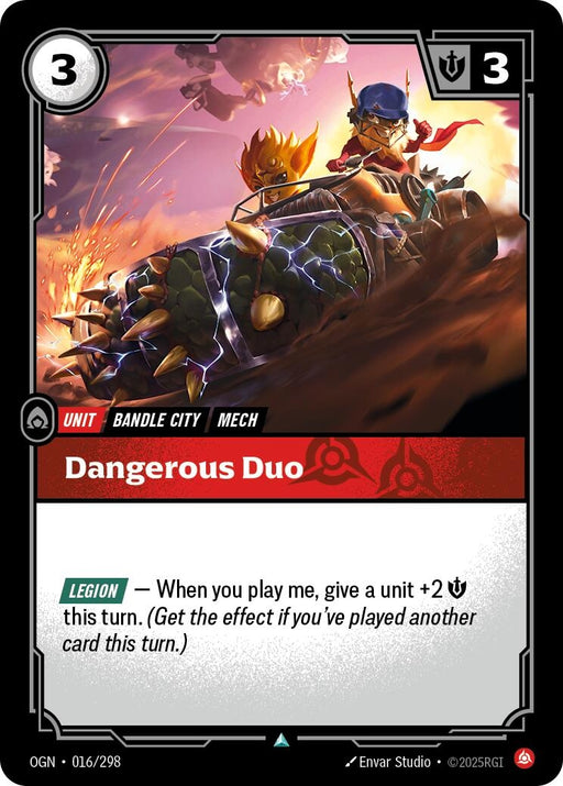 Image for Dangerous Duo (016/298) [Origins] - Riftbound: League of Legends Trading Card Game