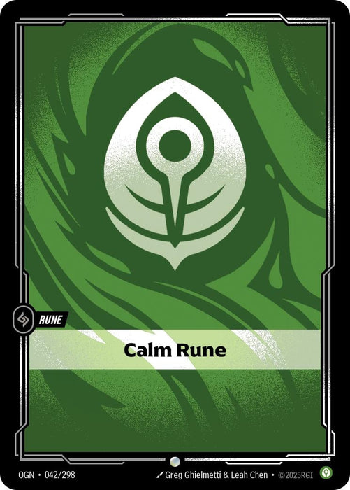 Image for Calm Rune (042/298) [Origins] - Riftbound: League of Legends Trading Card Game