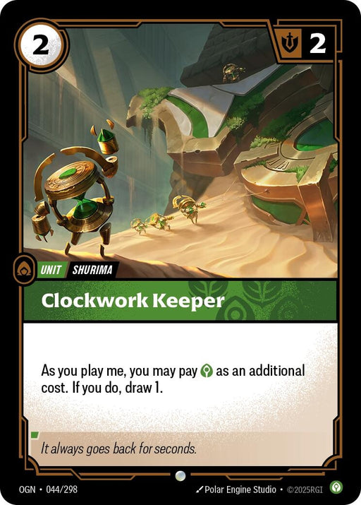 Image for Clockwork Keeper (044/298) [Origins] - Riftbound: League of Legends Trading Card Game