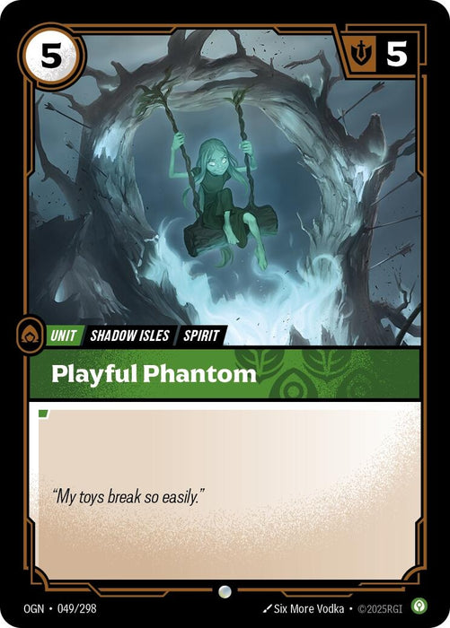 Image for Playful Phantom (049/298) (Foil) [Origins] - Riftbound: League of Legends Trading Card Game