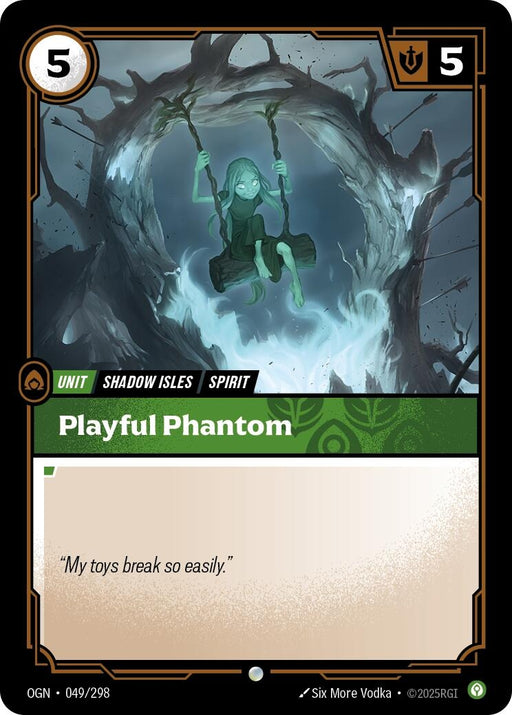 Image for Playful Phantom (049/298) (Foil) [Origins] - Riftbound: League of Legends Trading Card Game