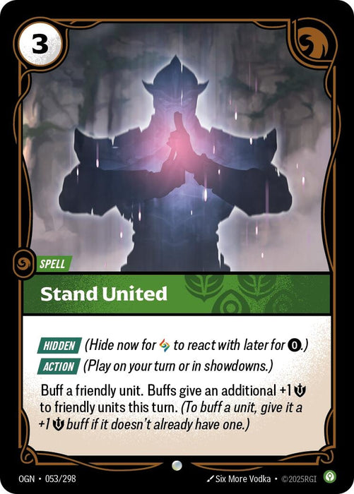 Image for Stand United (053/298) [Origins] - Riftbound: League of Legends Trading Card Game