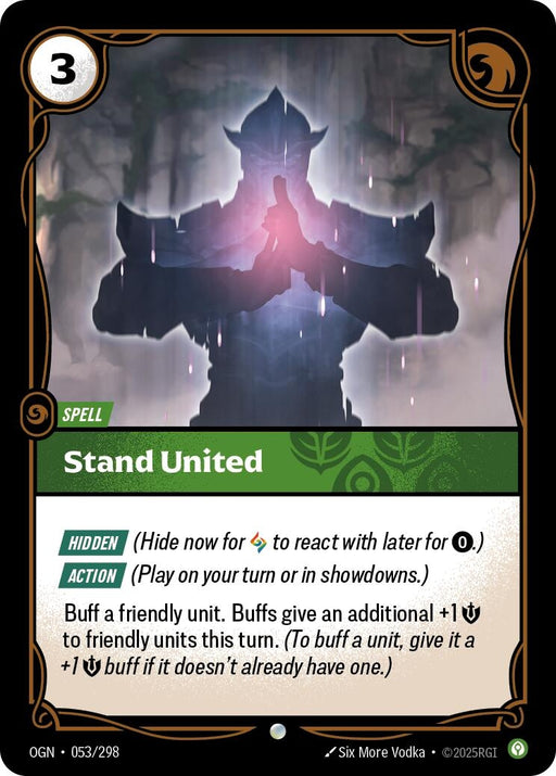 Image for Stand United (053/298) (Foil) [Origins] - Riftbound: League of Legends Trading Card Game