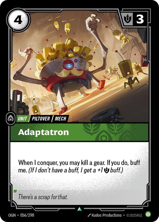 Image for Adaptatron (056/298) (Foil) [Origins] - Riftbound: League of Legends Trading Card Game