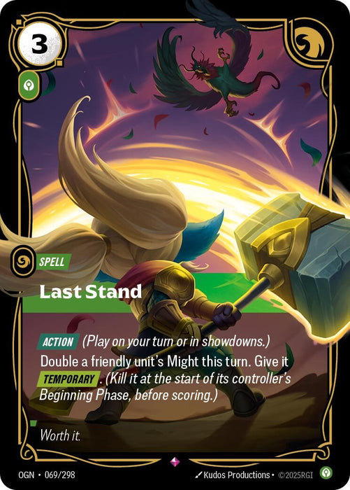 Image for Last Stand (069/298) (Foil) [Origins] - Riftbound: League of Legends Trading Card Game