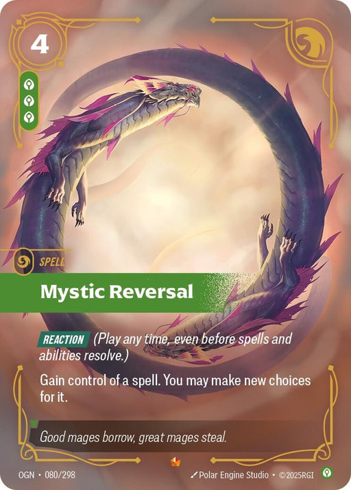 Image for Mystic Reversal (080/298) (Foil) [Origins] - Riftbound: League of Legends Trading Card Game