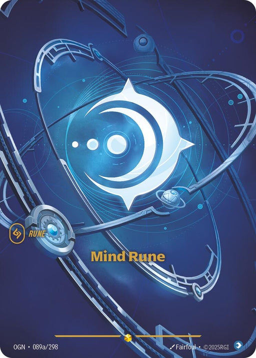Image for Mind Rune (Alternate Art) (089a/298) (Foil) [Origins] - Riftbound: League of Legends Trading Card Game