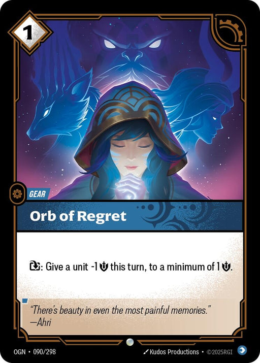Image for Orb of Regret (090/298) (Foil) [Origins] - Riftbound: League of Legends Trading Card Game