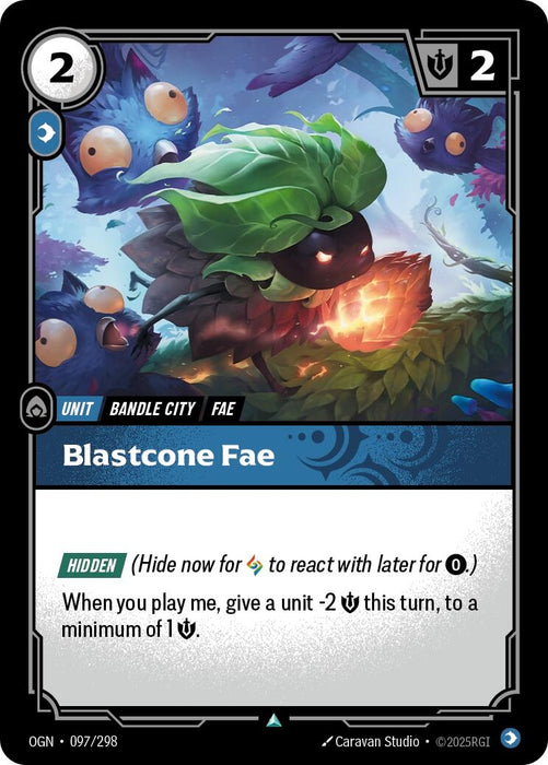 Image for Blastcone Fae (097/298) (Foil) [Origins] - Riftbound: League of Legends Trading Card Game
