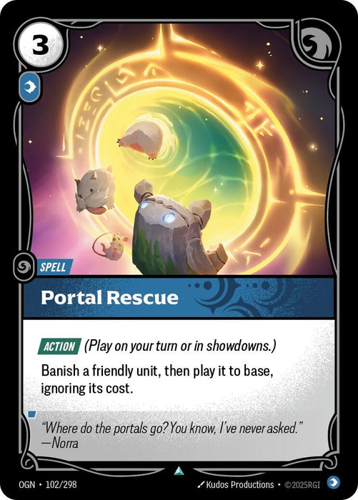 Image for Portal Rescue (102/298) [Origins] - Riftbound: League of Legends Trading Card Game