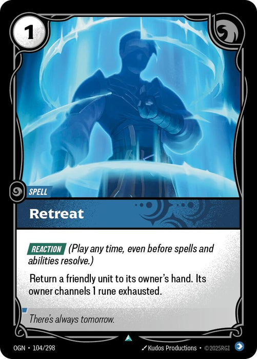 Image for Retreat (104/298) [Origins] - Riftbound: League of Legends Trading Card Game
