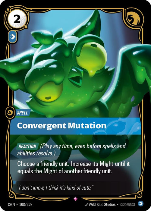 Image for Convergent Mutation (108/298) (Foil) [Origins] - Riftbound: League of Legends Trading Card Game