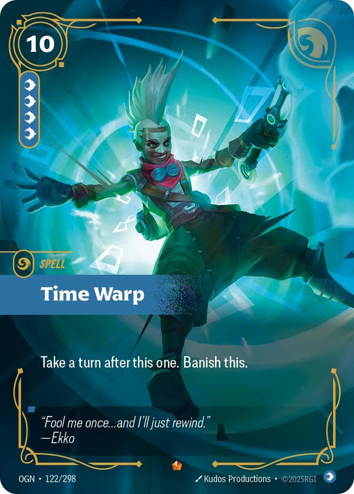 Image for Time Warp (122/298) (Foil) [Origins] - Riftbound: League of Legends Trading Card Game