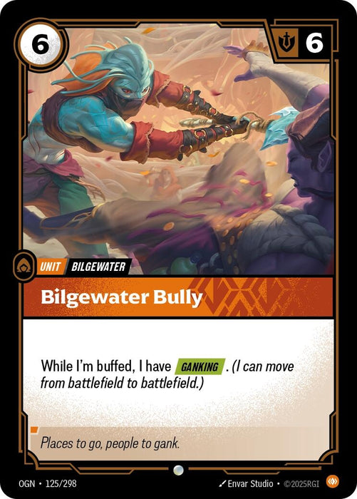 Image for Bilgewater Bully (125/298) (Foil) [Origins] - Riftbound: League of Legends Trading Card Game