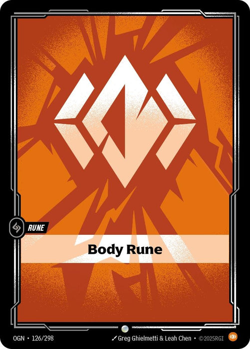 Image for Body Rune (126/298) [Origins] - Riftbound: League of Legends Trading Card Game