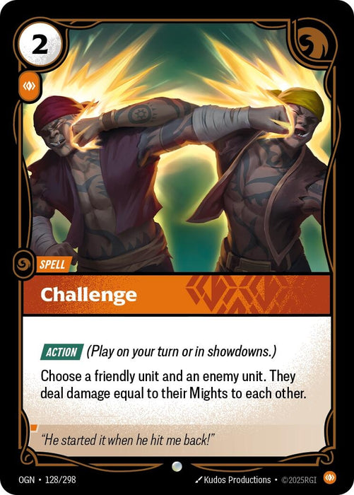 Image for Challenge (128/298) [Origins] - Riftbound: League of Legends Trading Card Game