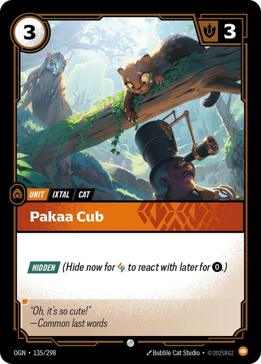 Image for Pakaa Cub (135/298) (Foil) [Origins] - Riftbound: League of Legends Trading Card Game